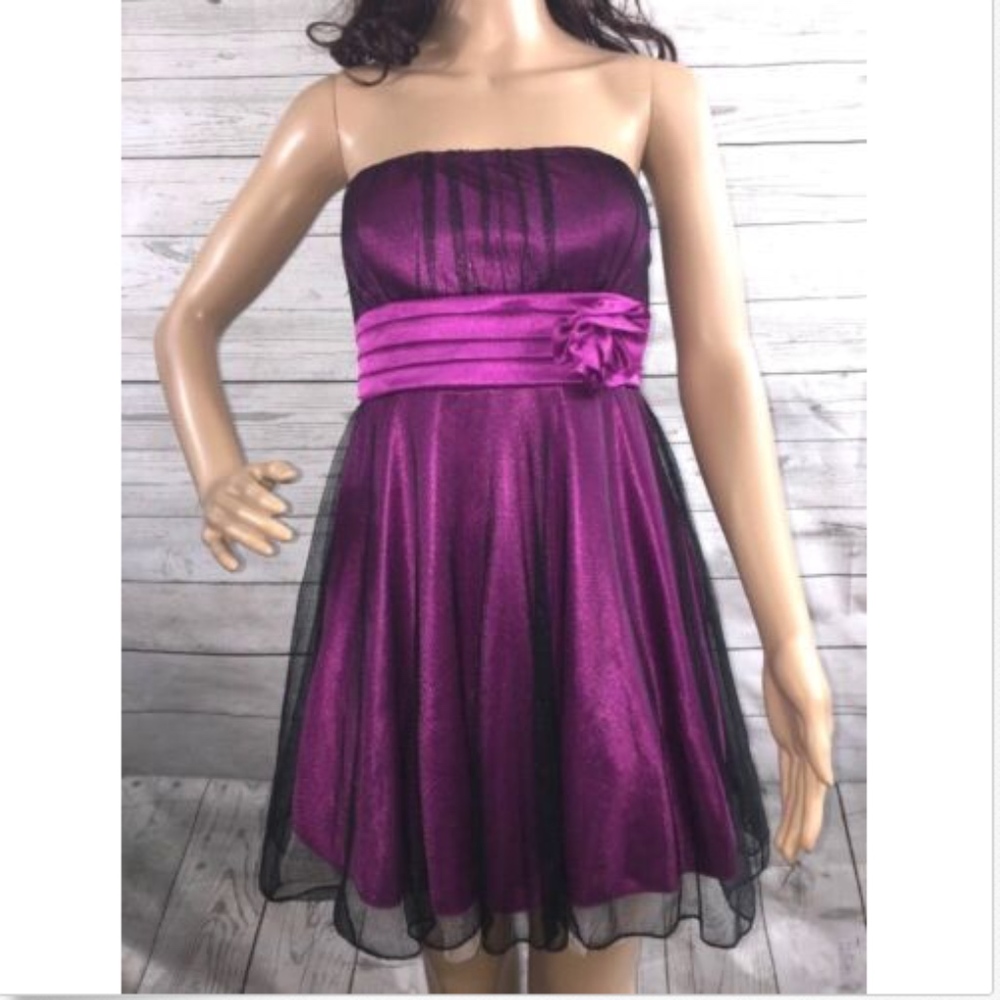 Sexy Magenta Party Dress Medium
